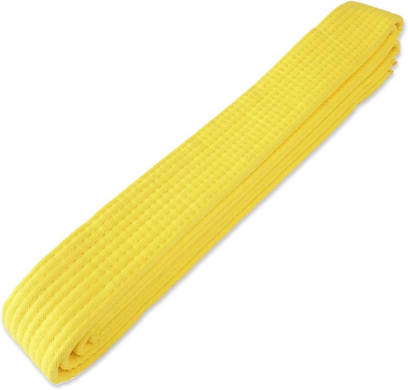 RiNTREE Store 1.5inch x 8.5ft Karate Yellow Belt for Coach Teaching Practice - Martial Arts Belt Display, Taekwondo Belt Display, Karate Belt - Image 1